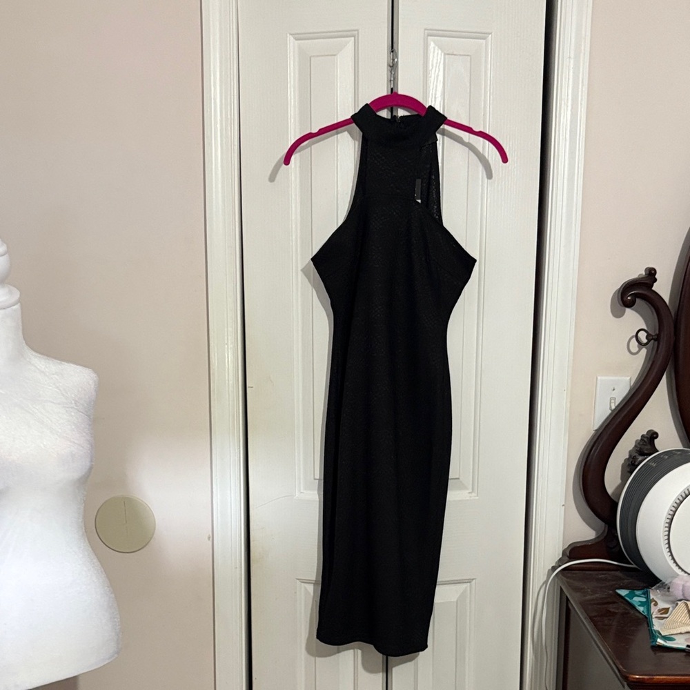 AX Paris Black Backless Dress